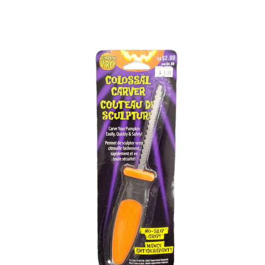 PUMPKIN PRO, COLOSSAL PUMPKIN CARVER, NO SLIP GRIP,