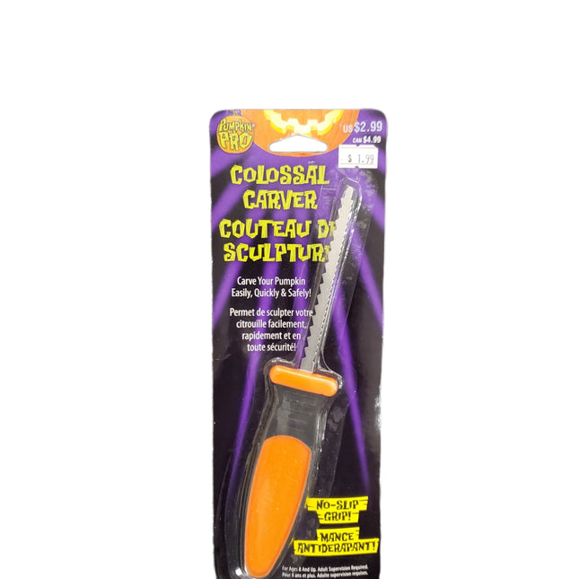 PUMPKIN PRO, COLOSSAL PUMPKIN CARVER, NO SLIP GRIP,