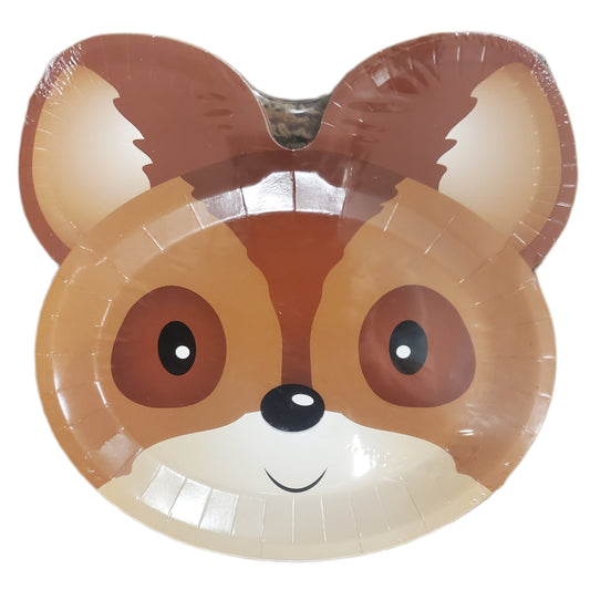Celebrate It Thanksgiving Paper Plates Bear 12-Pc