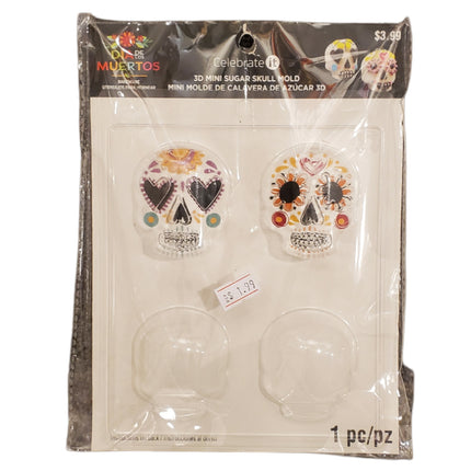 Celebrate it 3D Mini Sugar Skull Mold 1-pc