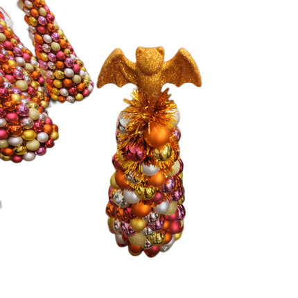 Ashland Halloween Pink & Gold Ornament Tree 24 in