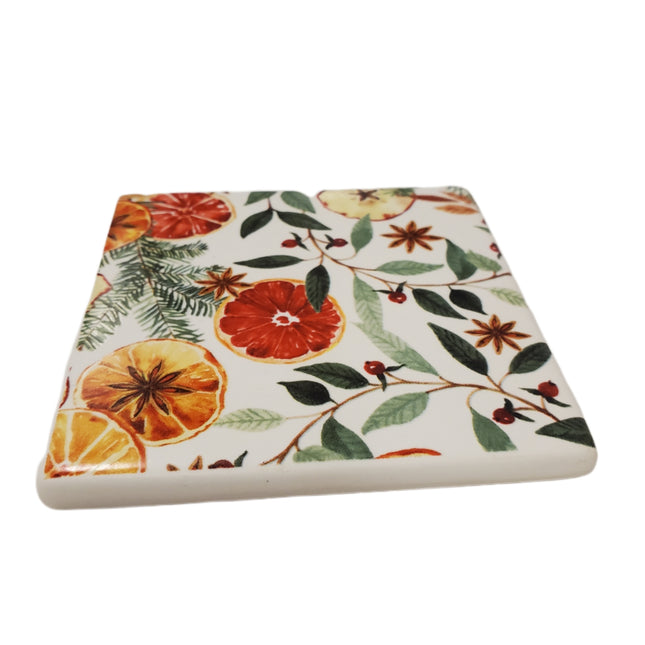 Ceramic Christmas Party Coaster - Celebrate It Collection