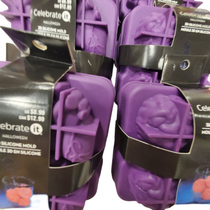 Celebrate It 3D Silicone Mold 2-pc Candy or Ice Cubes  Style 56