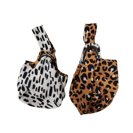 Reversable Yarn Storage Bag Leopard Loops & Threads 12 X 10 in