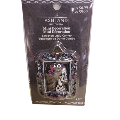Ashland Mini Decoration Skeleton Lady Cameo 2 X 3 In