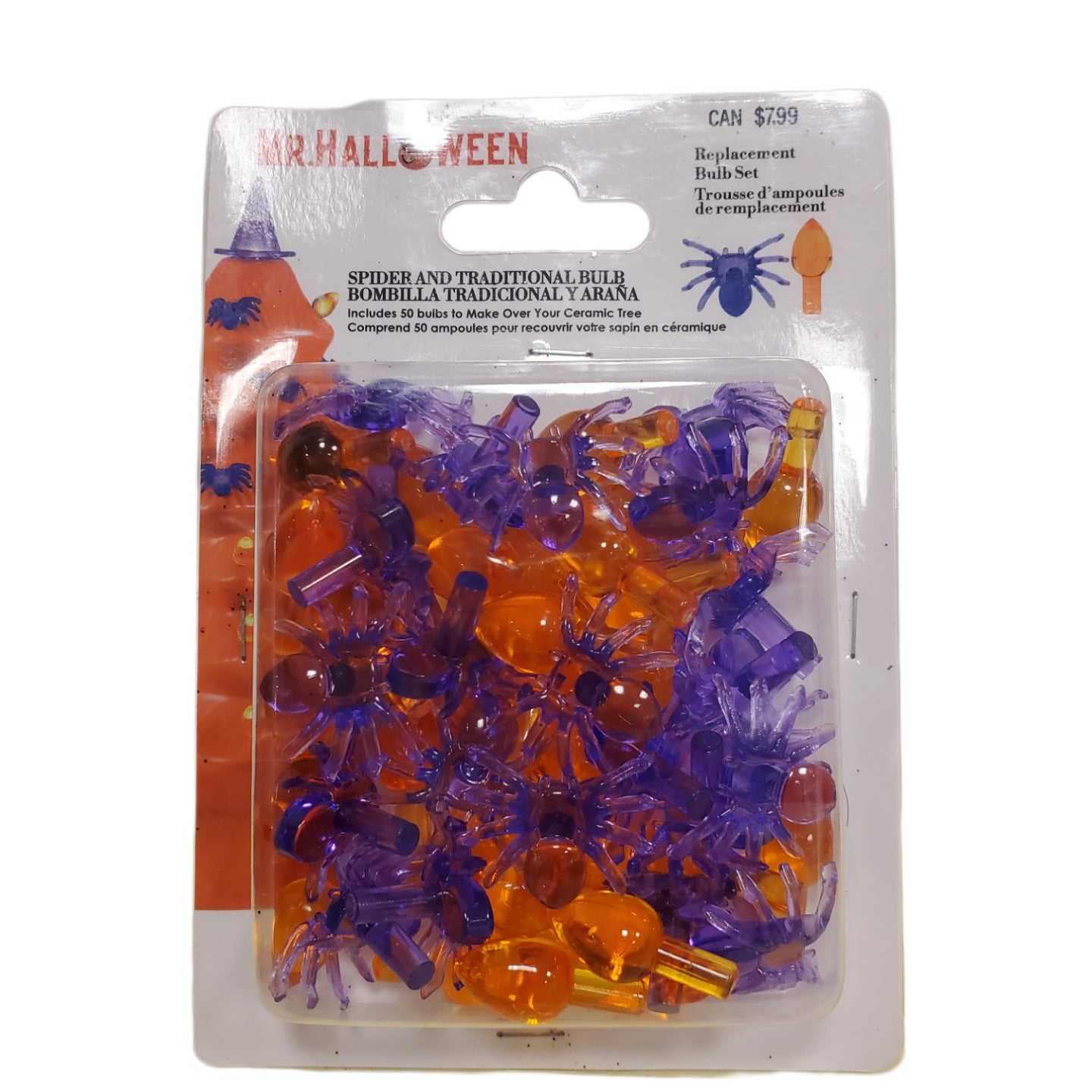 Bulbs For Ceramic Trees Spider & Traditional Mr. Halloween 50-pc