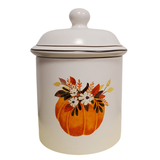 Celebrate It Around The Table Canister Fall Pumpkin 7 in