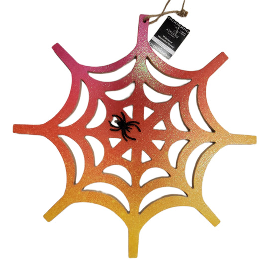 Ashland Halloween Wall Decor Hippie Hallow Spider Web 16.75 in