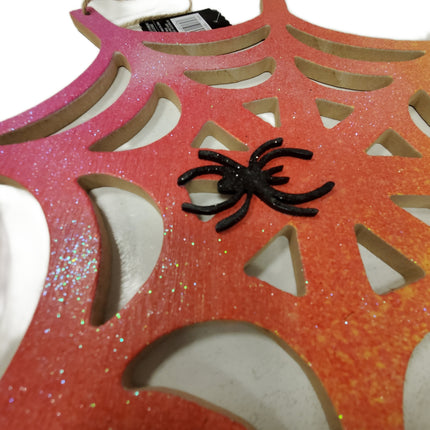 Ashland Halloween Wall Decor Hippie Hallow Spider Web 16.75 in