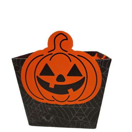 Halloween Cardboard Pail with Ribbon Strap Celebrate It