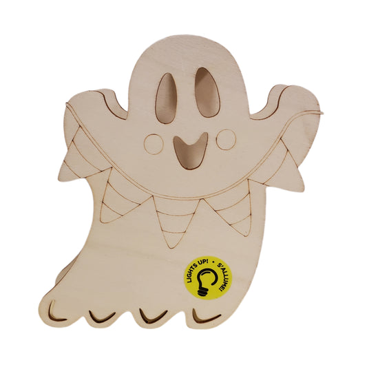 Make Market DIY Halloween Ghost – Paint & Light-Up