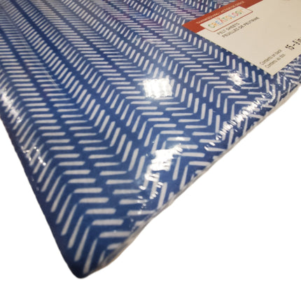 Creatology 10 Solid Blue & 5 Patterned Felt Sheets 9x12 in - 15 Pack