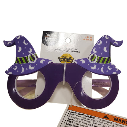 Fab Finds Light Up Glasses Halloween Purple
