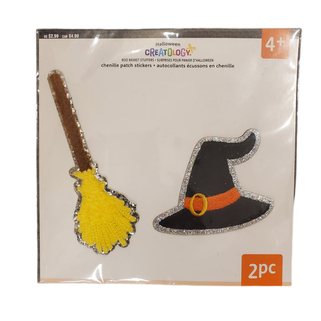 Creatology Halloween Chenille Patch Stickers Boo Basket Stuffers
