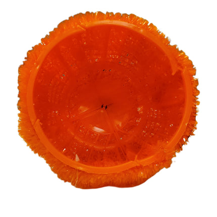 Ashland Halloween Bright Orange Tinsel Pumpkin 7 in