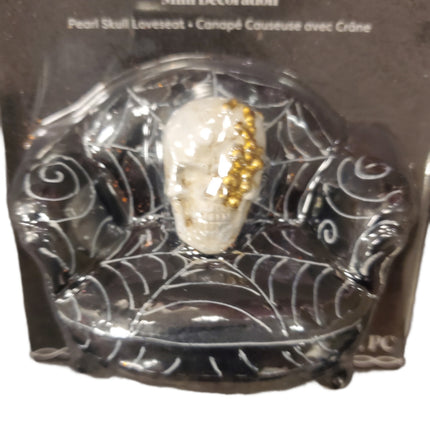 Ashland Halloween Mini Decorations Pearl Skull Love Seat