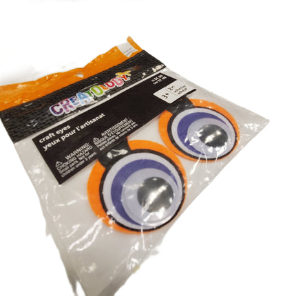 Creatology Craft Eyes Halloween Eyes Orange & Purple
