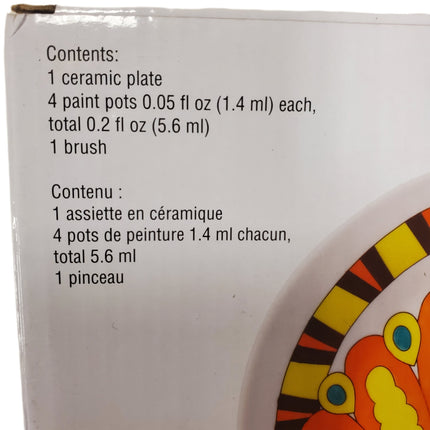 Creatology Color Your Way 9 in Plate Kit Thanksgiving