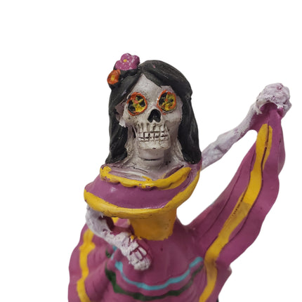 Ashland Dia de los Muertos Tabletop Decor Figurine 4 X 3 in Dancer