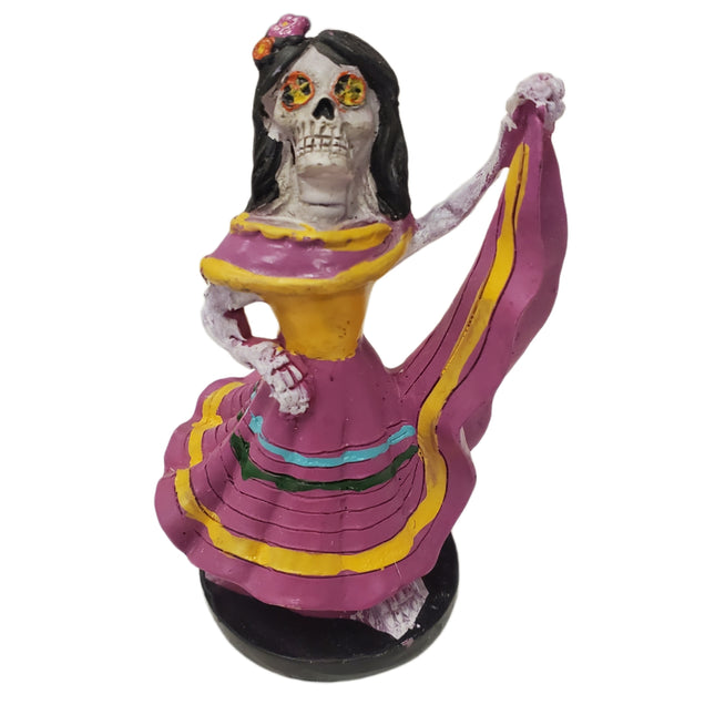 Ashland Dia de los Muertos Tabletop Decor Figurine 4 X 3 in Dancer