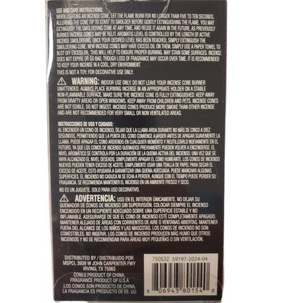 Ashland Scented Incense Cones 40-pc Halloween Dia De Los Muertos