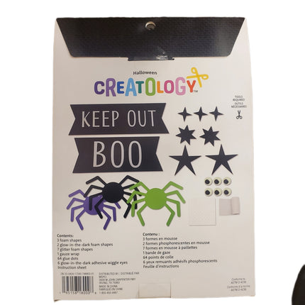 Creatology Halloween Door Decor Craft Kit Glow In The Dark