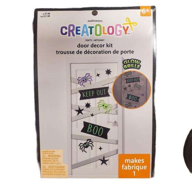Creatology Halloween Door Decor Craft Kit Glow In The Dark