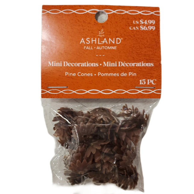 Ashland Mini Decoration Pine Cones 15-pc