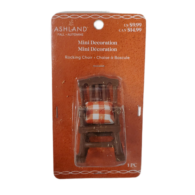 Mini Decoration Ashland Rocking Chair 2.5 X 1.5 in