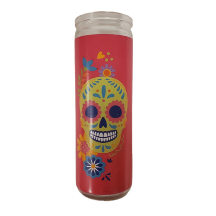 Ashland Dia De Los Muertos Candle Day of The Dead Pink
