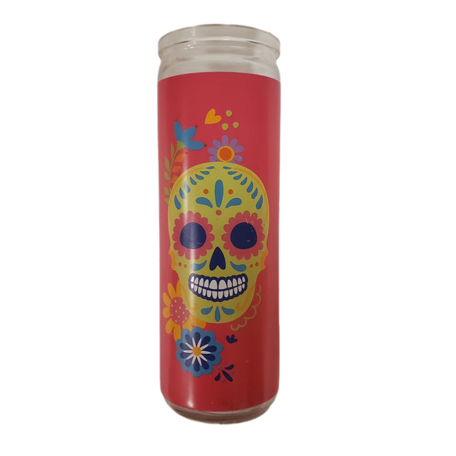 Ashland Dia De Los Muertos Candle Day of The Dead Pink