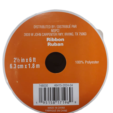 Ribbon Celebrate It 2.5 in X 6 Feet Chiffon See Through