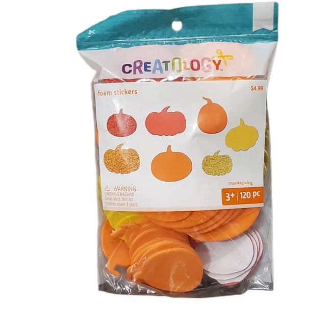 Creatology Foam Stickers Pumpkins 120-pc Thanksgiving