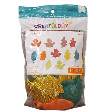 Fall Creatology Foam Stickers Leaf 120-pc Thanksgiving