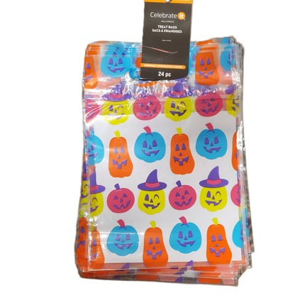 24-pc Pumpkin Halloween Treat Bags - Celebrate It