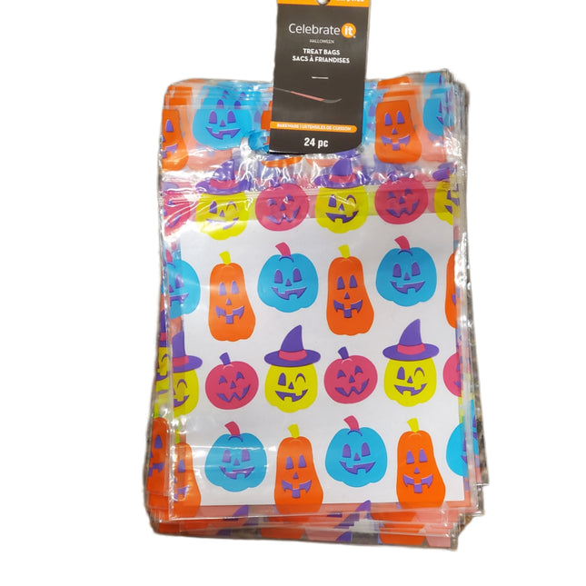 24-pc Pumpkin Halloween Treat Bags - Celebrate It
