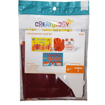 Velvet Poster Card Kit Creatology Makes 3