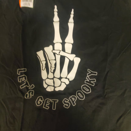Short Sleeve Crew Neck T-Shirt "Let's Get Spooky" by Celebrate It Size Adult XL