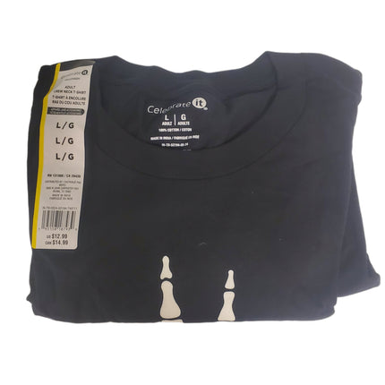 Short Sleeve Crew Neck T-Shirt "Let's Get Spooky" by Celebrate It Size Adult Large