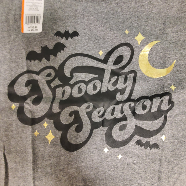 Short Sleeve Crew Neck T-Shirt "Spooky Season" by Celebrate It Size Adult XL