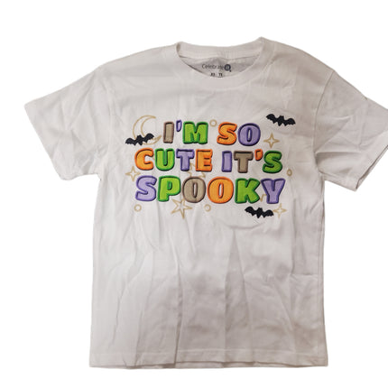 Crew Neck Short Sleeve T-Shirt "I'm So Cute It's Spooky" Size Small by Celebrate It
