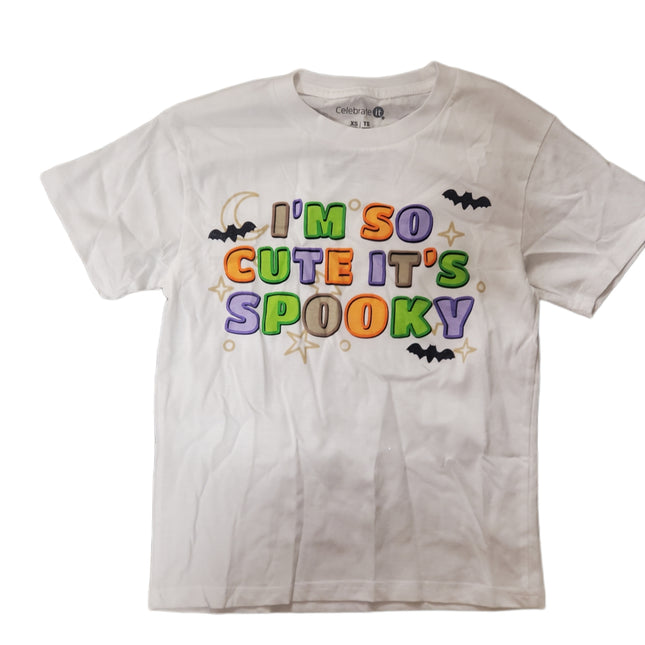 Crew Neck Short Sleeve T-Shirt "I'm So Cute It's Spooky" Size Small by Celebrate It