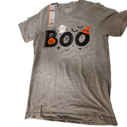 Short Sleeve Crew Neck T-Shirt "BOO" by Celebrate It Size Adult M