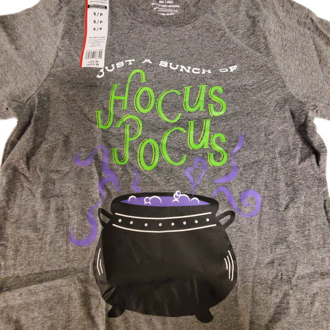 Short Sleeve Crew Neck T-Shirt "Just a Bunch of Hocus Pocus" by Celebrate It Size Adult S