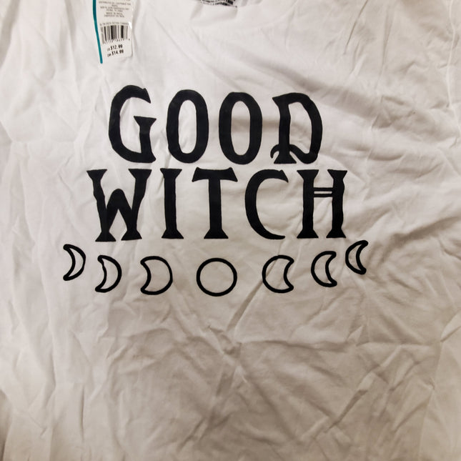 Short Sleeve Crew Neck T-Shirt "Good Witch" by Celebrate It Size Adult XL