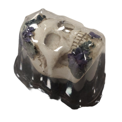 Ashland Halloween Mini Decoration Skull with Petals 2 in