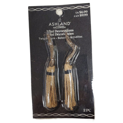 Ashland Halloween Mini Decoration Twig Broomsticks