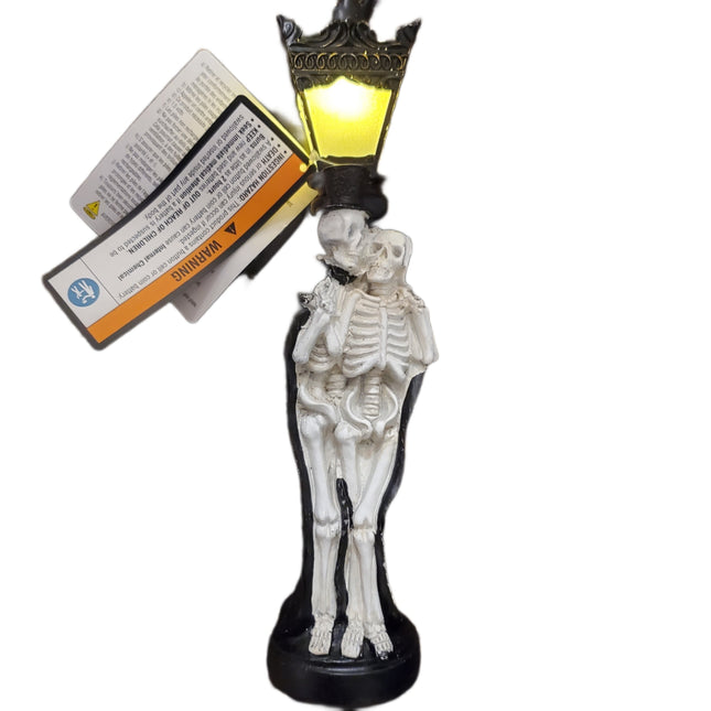 Ashland Light up LED Tabletop Decor Halloween Dia De Los Muertos Lamp Post