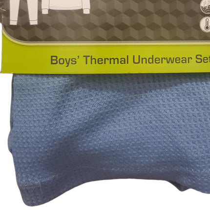 Thermal Underwear Set, Boy's, Extra Warm, Breathable, Athletic Works XS-(4-5) Baby Blue