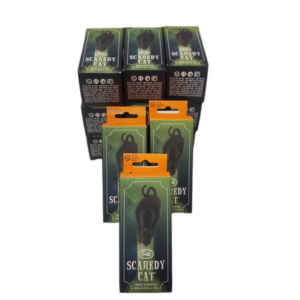 Genuine Fred Scaredy Cat Wine Stopper Halloween